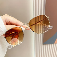 Square Metal Sunglasses Anti Glare UV400 Sun Shades for Men Women