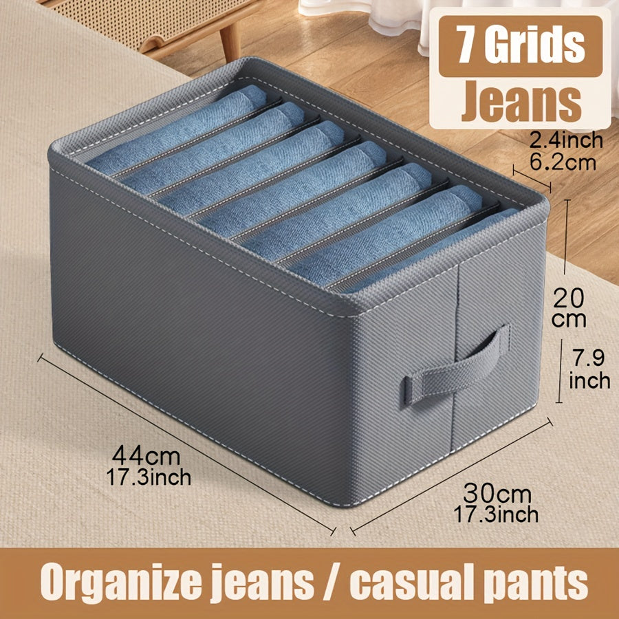 1pc PP Board Trousers Storage Box Divided Storage Box Closet Organizer