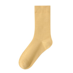 3 Pairs Solid Socks Comfy & Breathable Women's Stockings & Hosiery