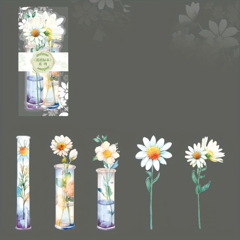 Flower & Plant Material Stickers - 5 Sheets
