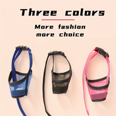 Soft Mesh Dog Muzzle for Small to Medium Dogs