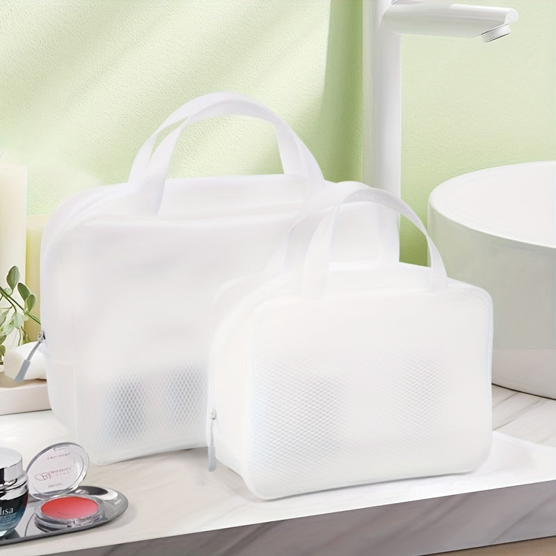 Waterproof Travel Toiletry Bag for Women Portable Makeup Pouch with Zipper