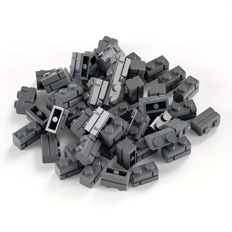 DIY 1x2 Particle Blocks MOC Puzzle Building Blocks Accessories