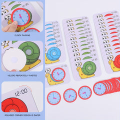 Interactive Learning Clock Toy for Kids Educational Time Teaching Tool