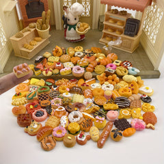 Mini Breads Food Models Dollhouse Accessories Kids Toy