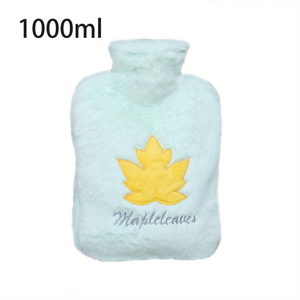 Leaf Style Hot Water Bag Hand Warmer for Indoor Outdoor Camping Travel Winter