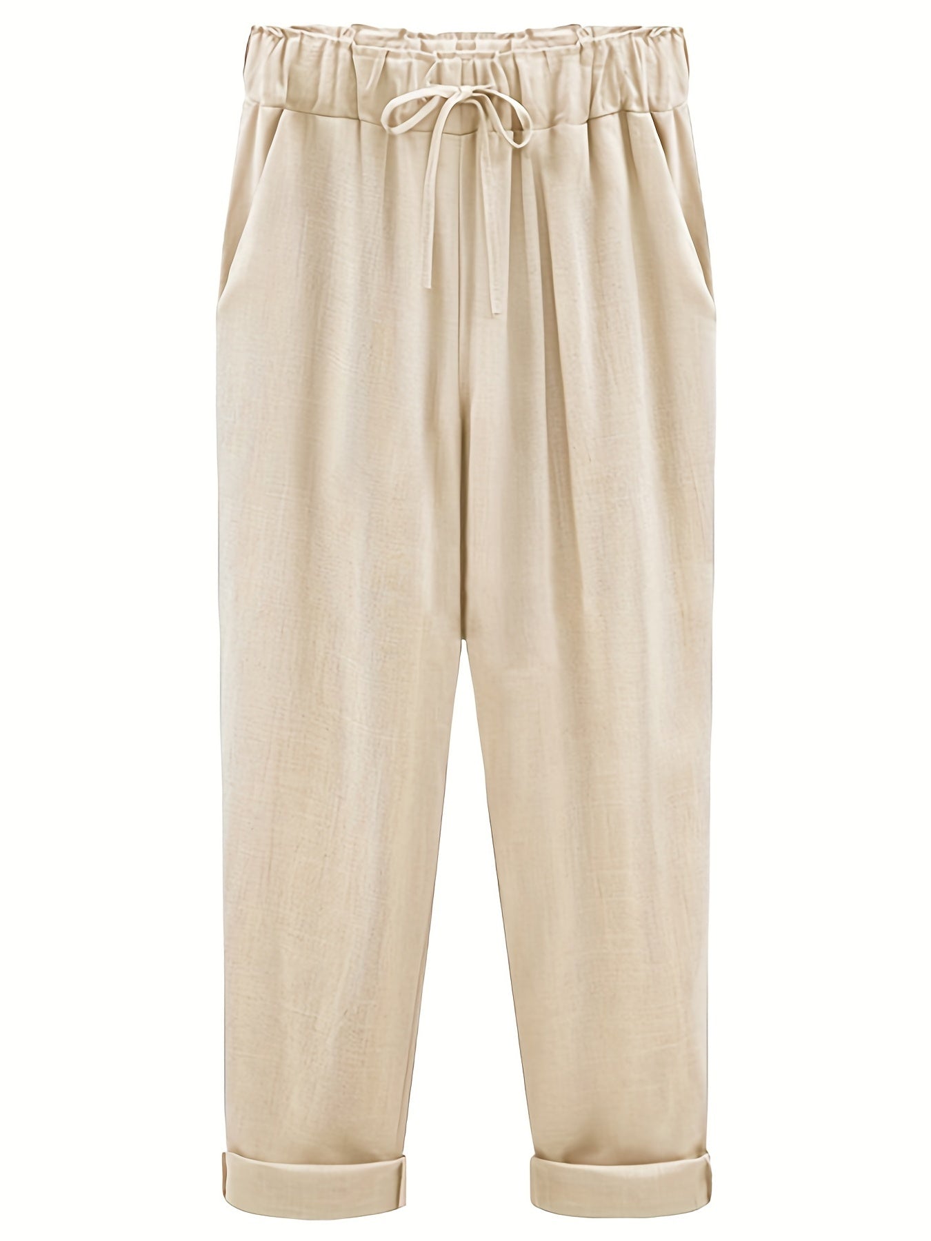 Women's Plus Size Solid Harem Pants