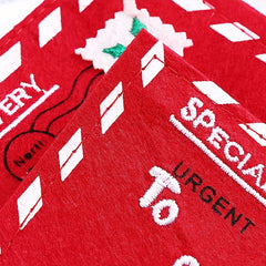Christmas Felt Envelope Pendant Red Gift Bag