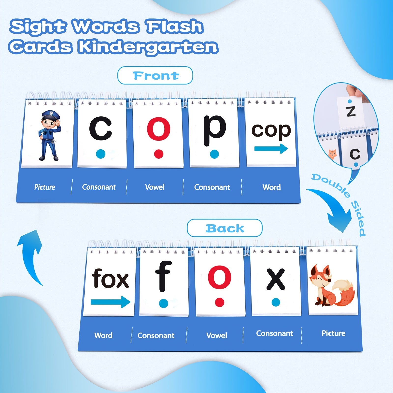 CVC English Words Natural Spelling Desk Calendar - Teaching Words
