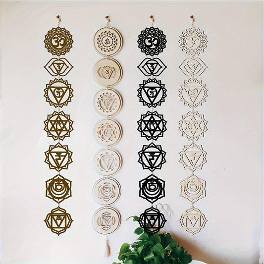 Wooden Pendant Ornament for Outdoor Party and Home Decor