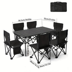 Portable Outdoor Table and Chair Set for Camping Picnic