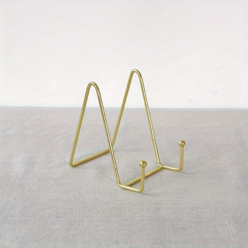 Metal Display Rack for Pictures, Books, Art, Dining Table Decor