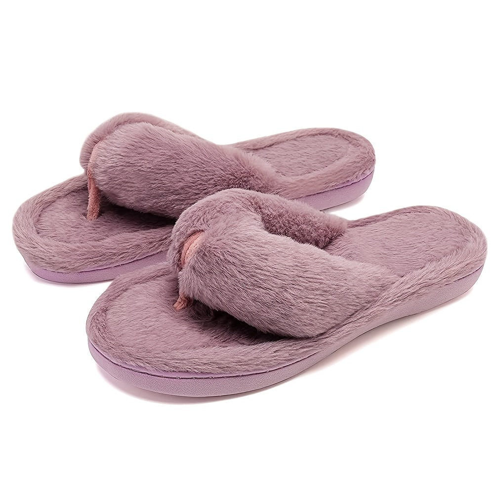 Women's Memory Foam Slippers Soft Plush Indoor Bedroom Shoes