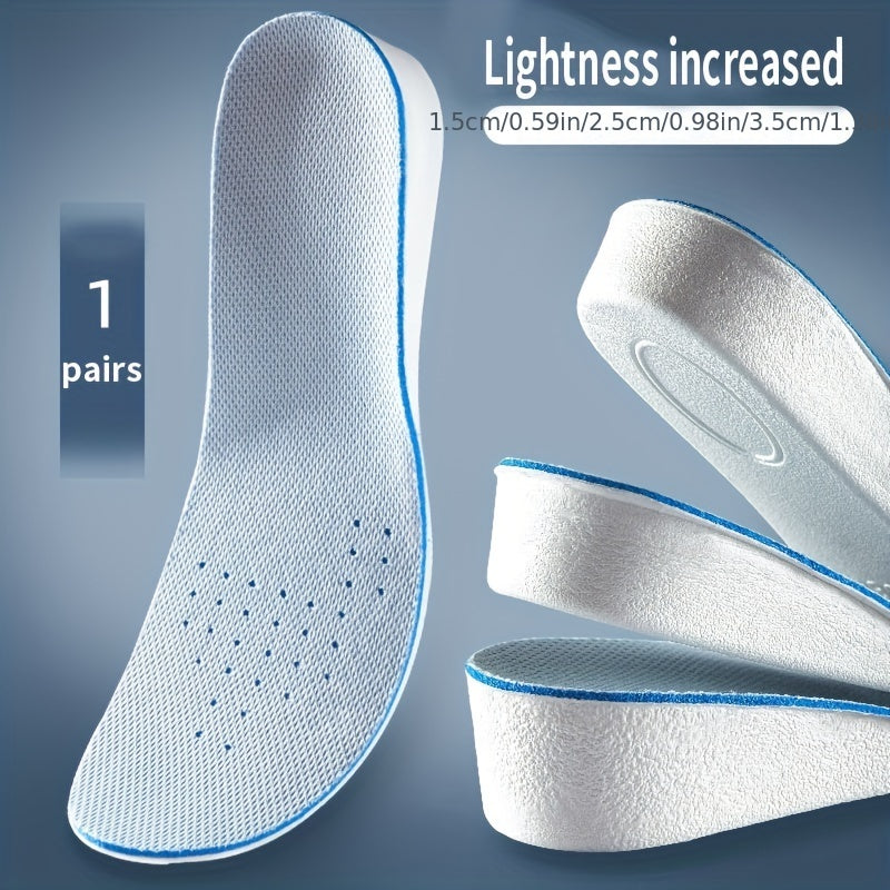 Height Increase Insoles 1Pair Comfortable Shock Absorption Running Insoles