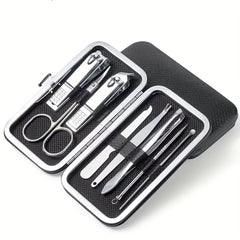 12Pcs Manicure Set Stainless Steel Nail Clippers Pedicure Kit