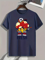 Cupcake Print Men's Graphic T shirt for Summer