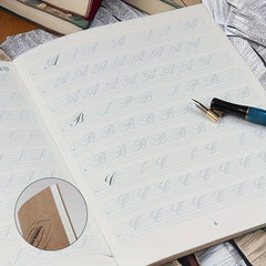 Handwriting Practice Workbook for Adults, Calligraphy Typography Skills
