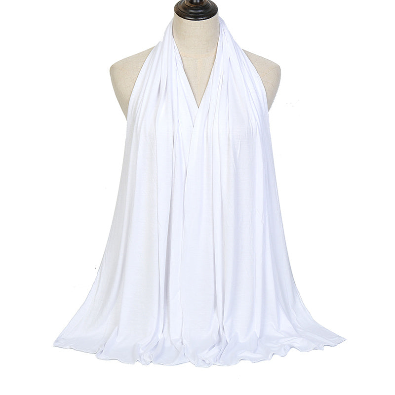 Stretchy Hijab Large Plain Maxi Scarf Shawl High Wrap Warm Eid Mothers