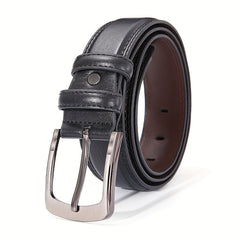 Men's Leather Business Belt for Jeans Pants