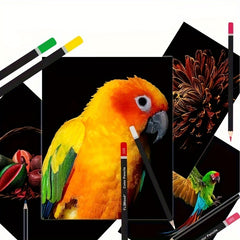 120 Mixed Colored Pencils Set with Wooden Case