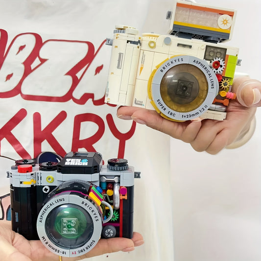 Vintage Camera Assembly Kit Creative Gift for Adults Home Decor