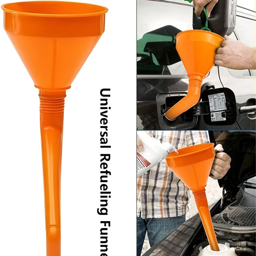 Plastic Funnel with Flexible Nozzle for Cars and Motorcycles