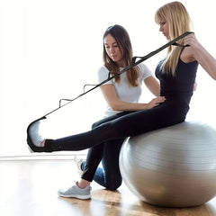 Foot Calf Training Stretcher Pedal Puller Resistance Loop Yoga Plantar Fasciitis