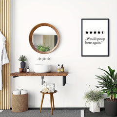 1 Pc Poster Bathroom Decoration High Art Print Wall Pictures