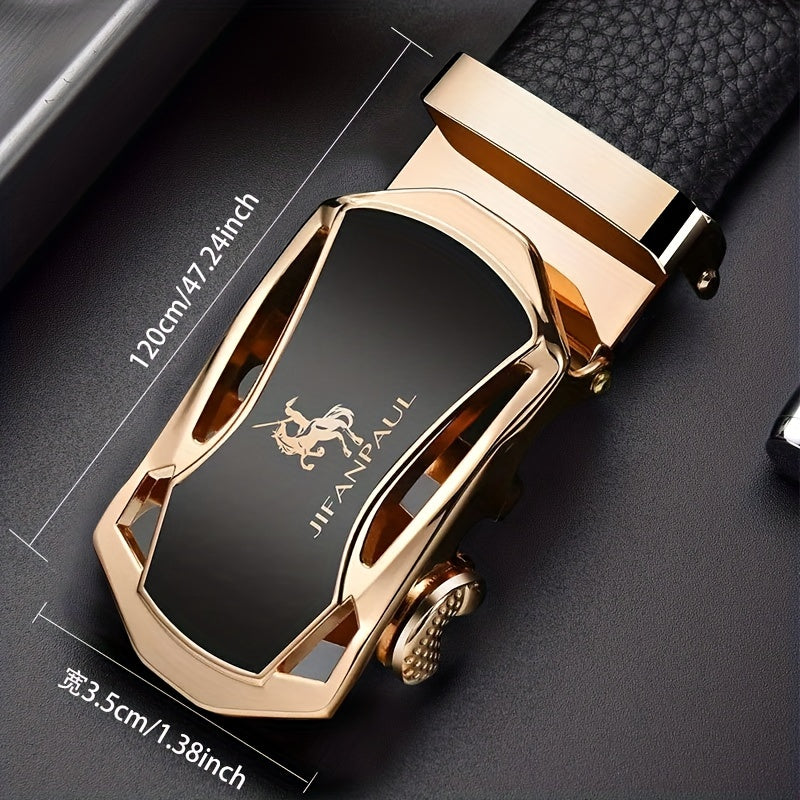 Men's PU Automatic Buckle Belt for Wedding Daily Wear