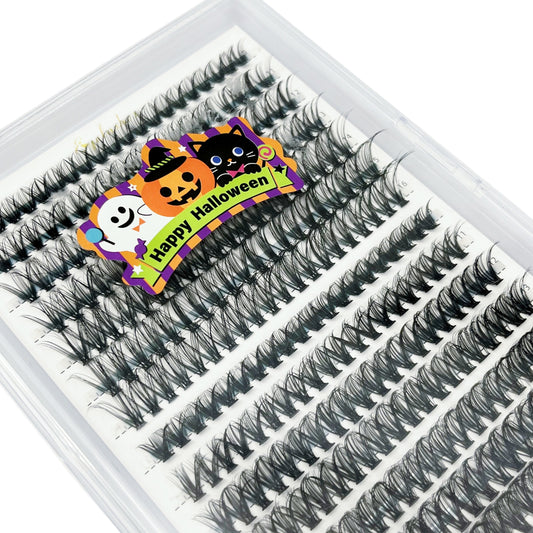 DIY Eye Lashes Extensions Cluster Eyelashes Mixed Length False Eyelashes D Curly