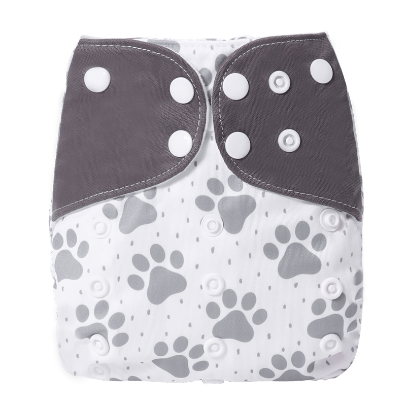 Cartoon Print Reusable Baby Cloth Diaper