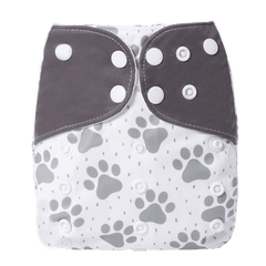 Cartoon Print Reusable Baby Cloth Diaper