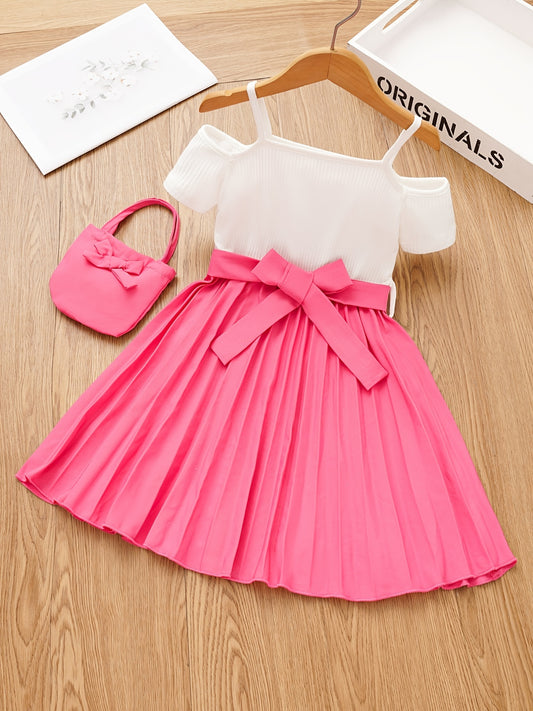 Sweet Girls' Off Shoulder Princess Dress