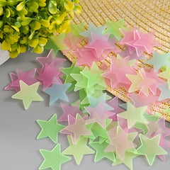 100pcs Star Luminous Stickers for Kids' Room Decor