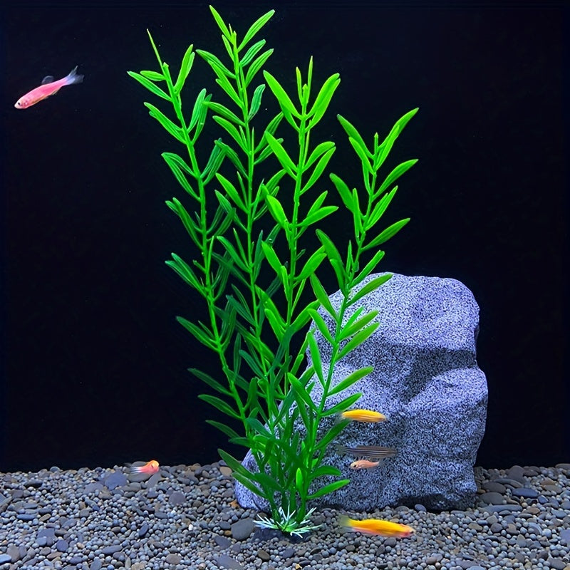 2pcs Lifelike Artificial Water Plants for Stunning Aquarium Landscape