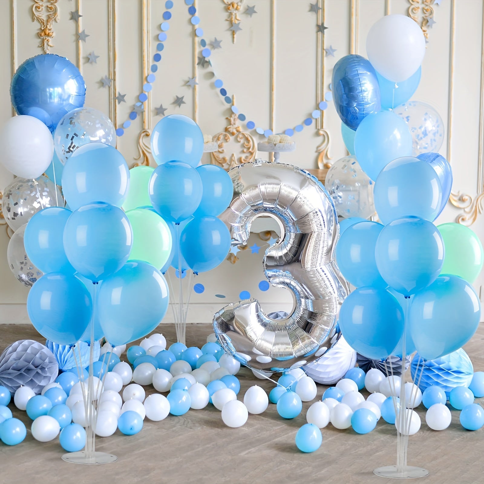 Balloon Column Kit Set with Base and Pole - Perfect for Birthdays & Weddings