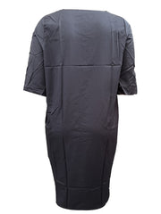  Abstract Lip Print Short Sleeve Tee Dress