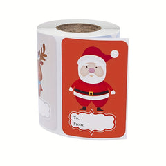250pcs Festive Snowman Stickers for Christmas Decor