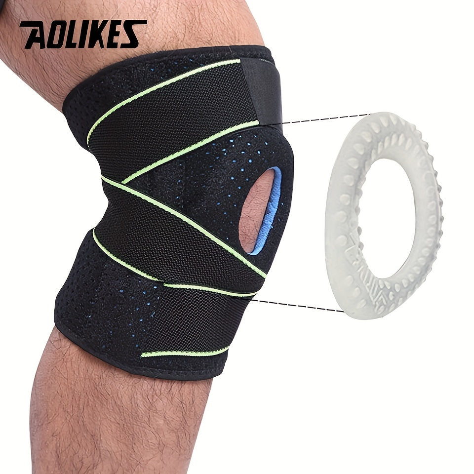 Sports Strap Pressurized Silicone Knee Pads
