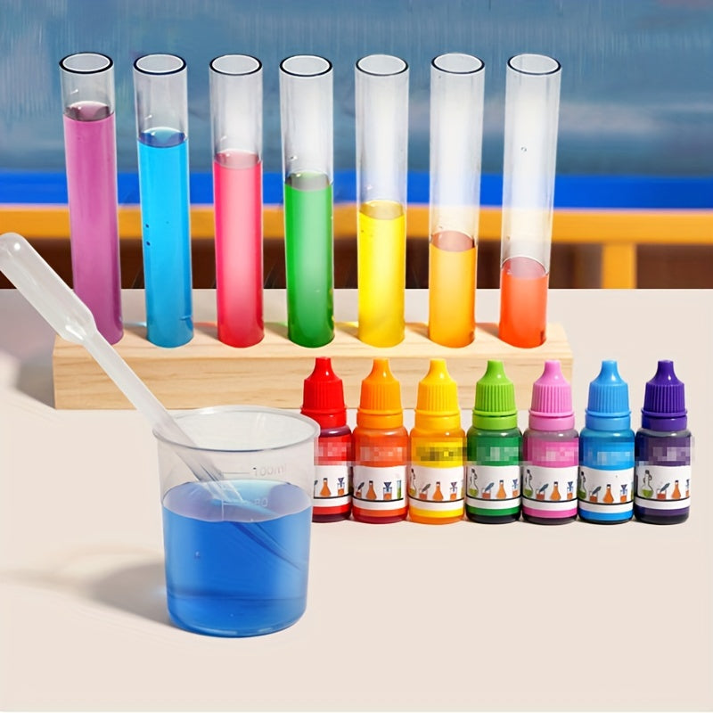 Colorful Test Tube Puzzle Toy for Hand Skills