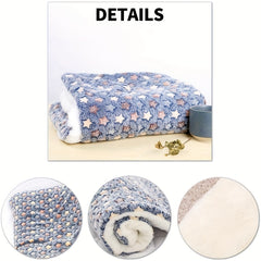 2pcs Washable Guinea Pig Bed Mat Rabbit Winter Bed Pad For Indoor Warm