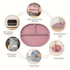 Silicone Toddler Eating Set: Cutlery, Bib, Spoon, Fork, Water Cup