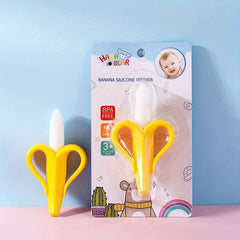Banana Gum Kids Soft Toothbrush Silicone Grinding St