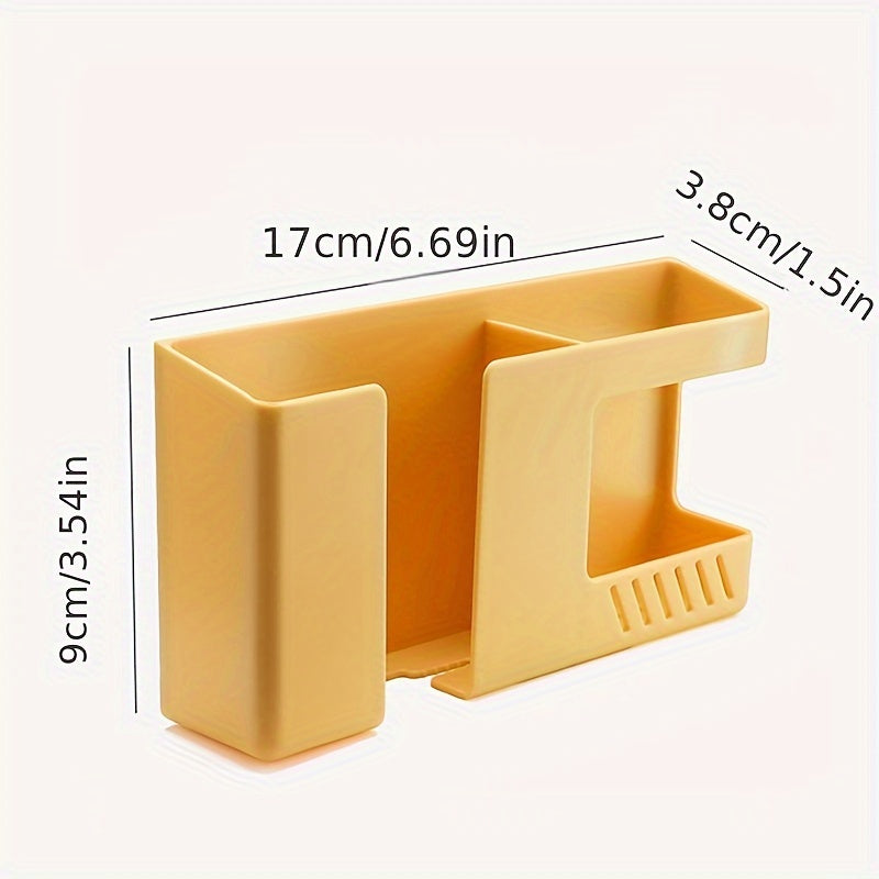 Wall Mounted Remote Control Storage Box and Mobile Phone Organizer