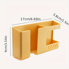Wall Mounted Remote Control Storage Box and Mobile Phone Organizer