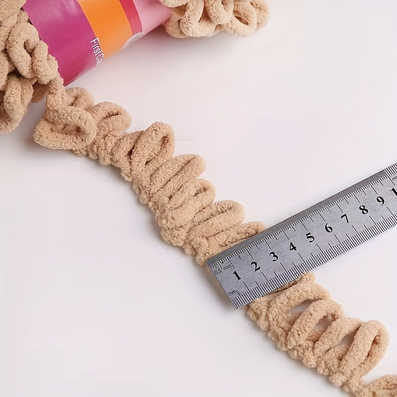 100g Finger Yarn Donut Weave Medium Thick Yarn for DIY Knitting & Crocheting