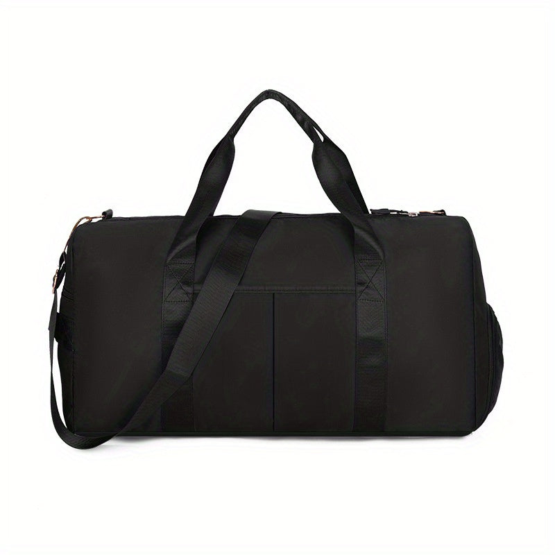 Waterproof Green Sports Duffle Bag Large Capacity Zipper Closure