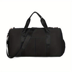 Waterproof Green Sports Duffle Bag Large Capacity Zipper Closure
