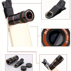 8x8 HD Portable Monocular Connects To Phone For Bird Watching