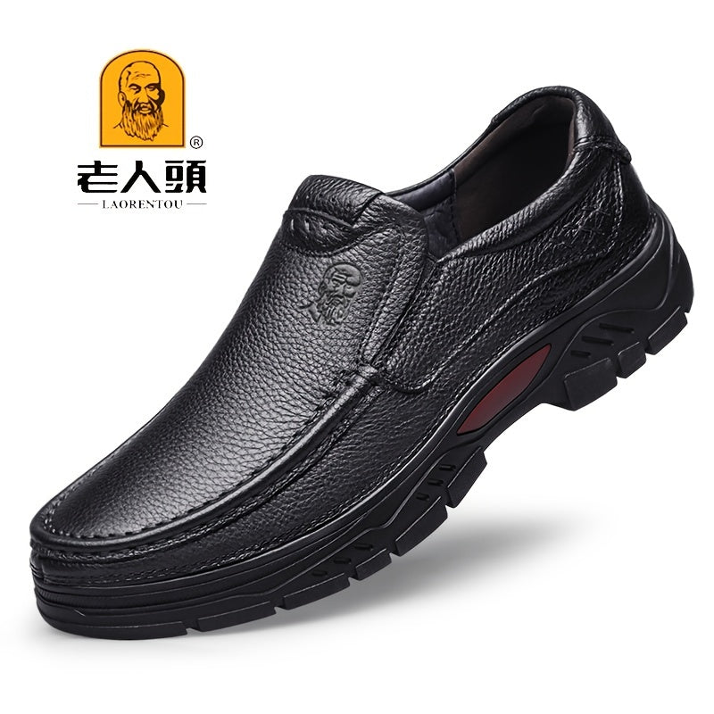 LAORENTOU Men's Dress Shoes Durable Non Slip Loafer Shoes